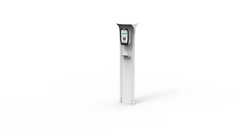 Photo Colonne pour 2 bornes de recharge de la srie EV-RS | Ref : EVCOLONNE-2RS