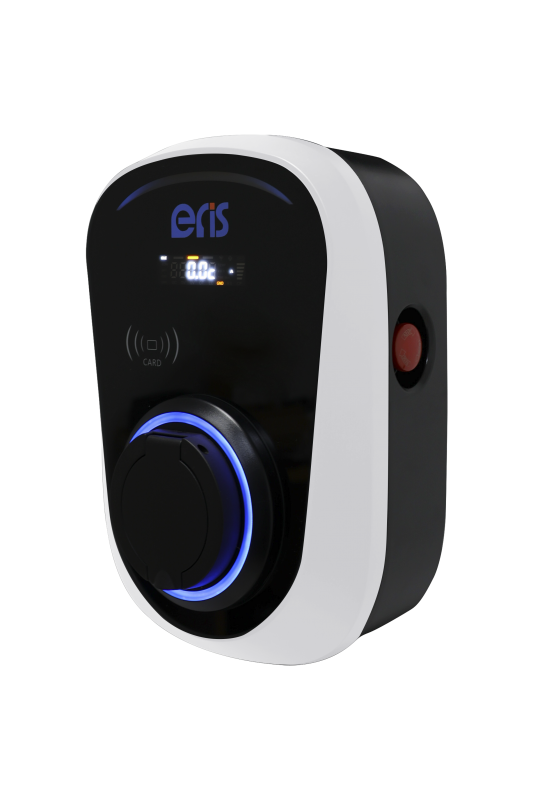 Photo Borne de charge 7.4KW mono 32A OCPP1.6J T2S avec port RJ RFID Carte GPRS | Ref : EVM7KWRJ