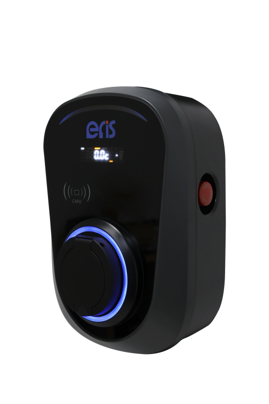 Photo Borne de charge 7.4KW mono 32A OCPP1.6J T2S avec port RJ RFID Carte GPRS | Ref : EVM7KWRJ/A