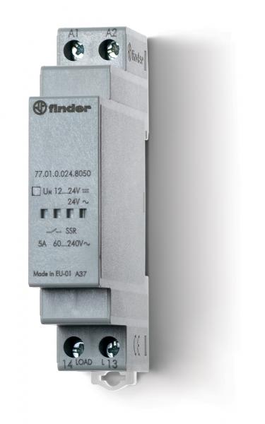 Photo Relais statique modulaire 1NO 5A 230V AC. commutation 0 de tension | Ref : 77.01.8.230.8050