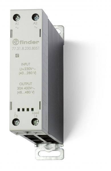 Photo Relais statique modulaire 1NO 30A 24V DC. commutation 0 de tension | Ref : 77.31.9.024.8050