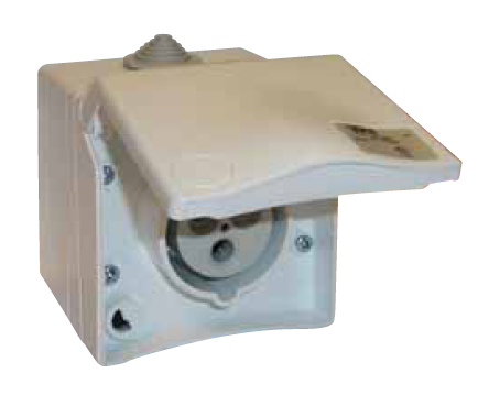Photo PRISE IP44 3P.16A 230V | Ref : 863-6V       