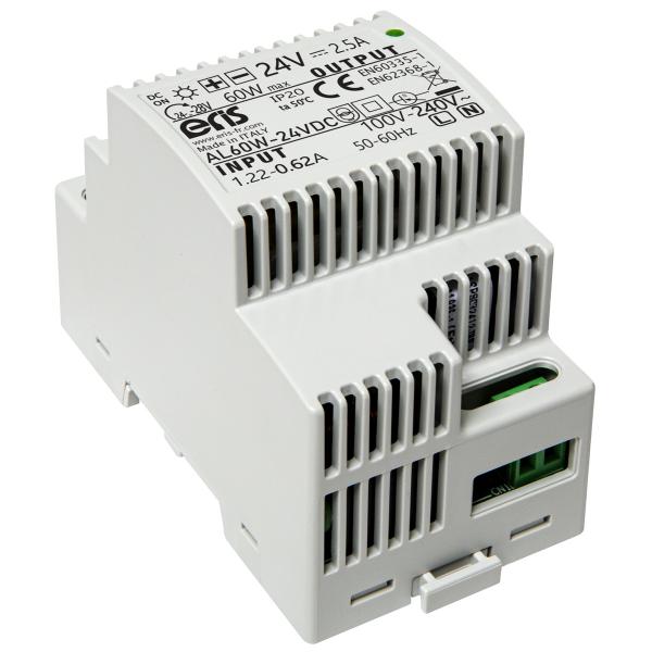 Photo Alimentation modulaire 60W 3 modules sortie: 24VDC 2.5A | Ref : AL60W-24VDC