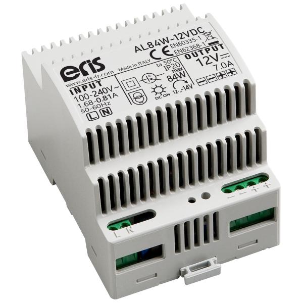 Photo Alimentation modulaire 84W 4 modules sortie: 12VDC 7A | Ref : AL84W-12VDC