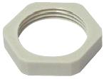 Photo Contre crou polyamide PG48 gris RAL 7035 | Ref : CEPPG48