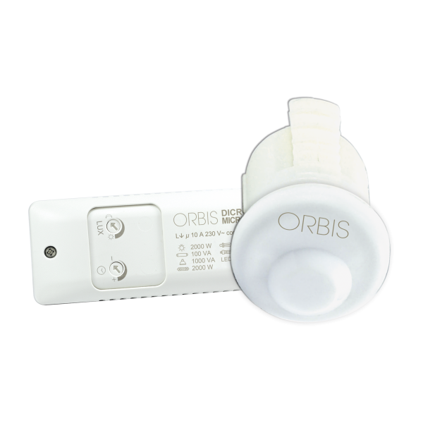 Photo DETECTEUR MOUVEMENT DICROMAT Micro 360 4m encastrable - 230V -16mm | Ref : DICROMAT MICRO