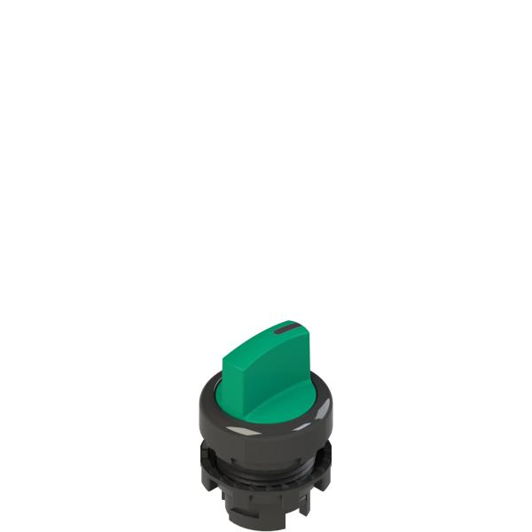 Photo Slecteur lumineux  manette 3 positions vert avec marquage | Ref : E2 1SL13ACH41AB