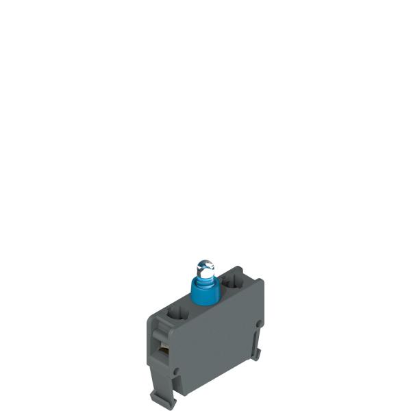 Photo Bloc  LED 12-30VAC/DC bleu fond de boite | Ref : E2 LF1A6V1