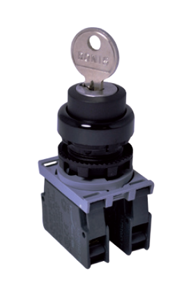 Photo INTER A CLE 2 POS. FIXE 1NO + SUPPORT RE | Ref : E2ACDXBC1601