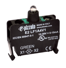 Photo BLOC LED BLANC 12-30VAC/DC FOND DE BOITE | Ref : E2LF1A2V1