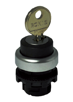 Photo S�lecteurs � cl� 3 positions noir sans m | Ref : E2SC3GCE19AA