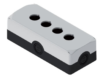 Photo BOITE 4 TROUS D.22 GRIS | Ref : ES34000