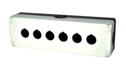 Photo BOITE 6 TROUS D.22 GRIS | Ref : ES36000