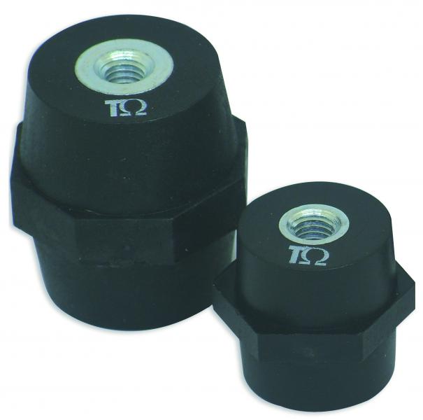 Photo Isolateur ISO polyamide 6. renforc par 30% de fibre de verre Ht:30mm M6 - V0 HF sans holognes. Auto-extinguible: V0-UL94. Test au fil incandescent: 960C | Ref : ISO2025