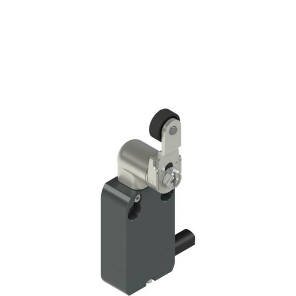Photo Interrupteur prcabl modulaire.levier rotatif en metal profil rglable  galet | Ref : NA B112KC-DN2
