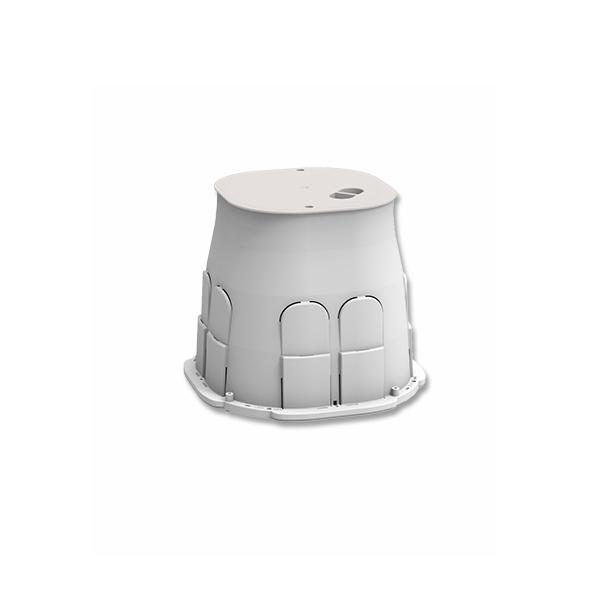 Photo Regard DRAINBOX 250x250x210mm couvercle gris fond ouvert | Ref : PB2020G