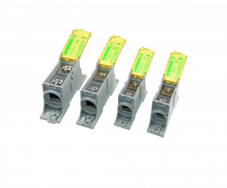 Photo Borne modulaire Alu /Cuivre 400A section: 25-150MM2 | Ref : PTB6030