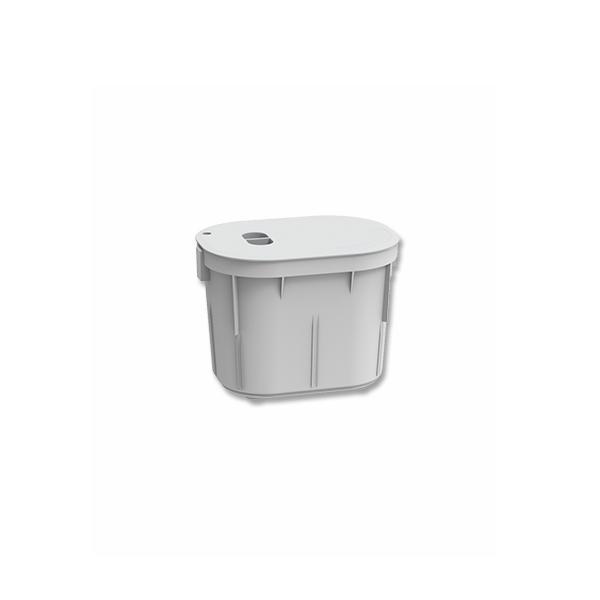 Photo Regard IDRABOX 150x200x155mm avec fond ferm� couvercle gris | Ref : PZ1520G