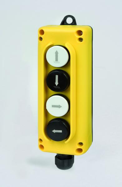 Photo Boite pendante 4 boutons pour hayon de camion IP65 | Ref : TLP4.C