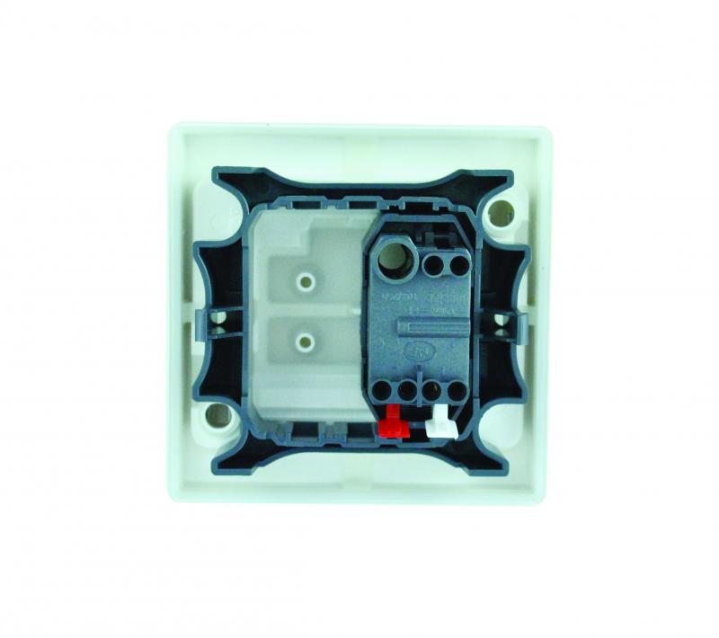 Vignette 2 produit Bouton poussoir mecanique seul blanc ip55 | Ref : K5811/51A