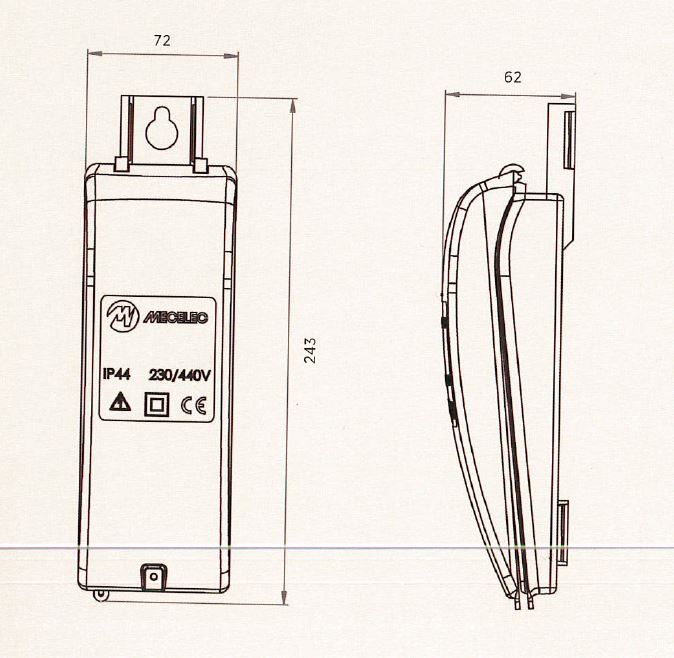 Vignette 3 produit Ref : CAND/CC       | Coffret d\'illlumination compact avec C/C 16A max. 10x38