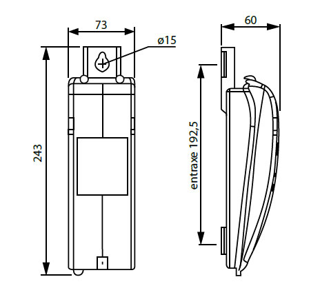 Vignette 3 produit Ref : CAND/PC+ID+CC | BOITE CAND PC+ID+C/C 16A