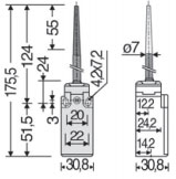 Vignette 3 produit Ref : FR520 | INTER RESSORT/NYLON IP65