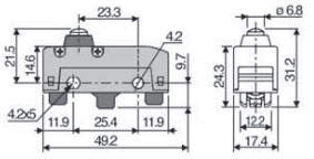 Vignette 3 produit Ref : MKV11D05 | MICRO INTER IP40 OC 2MM
