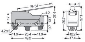 Vignette 3 produit Ref : MKV11D32 | MICRO INTER IP40 OC 6.3MM