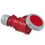 ERIS Prise mobile 32a femelle 3ph+t 400v cei 6h ip67 rouge connexion  vis 2242-6