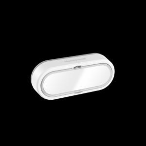 ERIS Bouton poussoir porte tiquette blanc format paysage DCP911