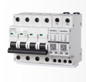 ERIS Parafoudre t2 modulaire tri+n autoprotg imax:20ka MURAP20T