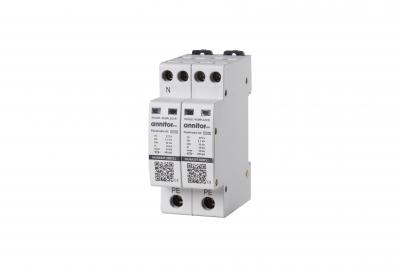 ERIS Parafoudre non-dbrochable de type 2+3 4p imax:20ka 
encombrement : 2 modules MURA20T