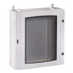 ERIS Coffret 72-96 modules 3r-4r ip40 porte transparente ik09 ral 9003 40SUP72-96PT