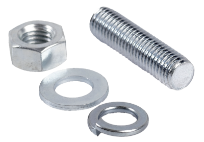 ERIS Goujons filet�s pour isolateur m5 lg: 20mm. complet avec �crou. rondelle plate et rondelle ressort ISO3000