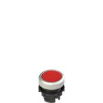 ERIS Bouton-poussoir rouge affleurant collerette chrome E2 1PU2R3290