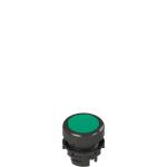 ERIS Bouton-poussoir vert affleurant collerette noire E2 1PU2R4210