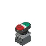 ERIS Produit complet avec bouton-poussoir double. adaptateur de fixation et contacts E2 AC-DXBC0602