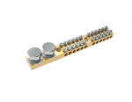 ERIS Bornier double 2x6 en laiton lg: 102mm MRS3000