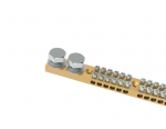 ERIS Bornier double 2x24 en laiton lg: 230mm MRS3010