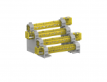 ERIS Rpartiteur ttrapolaire 400a e : 1x35-120mm2 s: 1x35mm2-2x25mm2 - 4x16 7x10mm2 RPQ1050