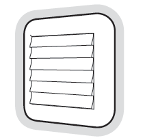 Photo NICOLL GOTS SORTIE D'AIR A VOLET MOBILE | Ref : 14631