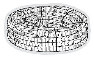 Photo COURONNE GAINE PE 450N BLANCHE 50M D 40 | Ref : 55169        