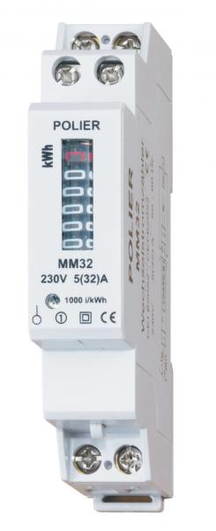 Photo Compteur Modulaire Monophas 32 A   Conforme CE | Ref : MM32M        