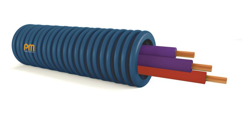 Photo Gaine Prefile PREFILBLEU dm.16 3x1,5 violet-violet-rouge H07V-U | Ref : F1U15PPR