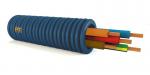 PMFLEX Gaine prefile prefilbleu dm.20 5x1,5 rouge-bleu-vert/jaune-marron-orange h07v-u F2U15ABMRT