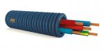 PMFLEX Gaine prefile prefilbleu dm.20 5x1,5 rouge-bleu-vert/jaune-bleu-rouge h07v-u F2U15BBRRT