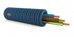 PMFLEX Gaine prefile prefilbleu dm.20 3x1,5 bleu-marron-vert/jaune h07v-u F2U15BMT