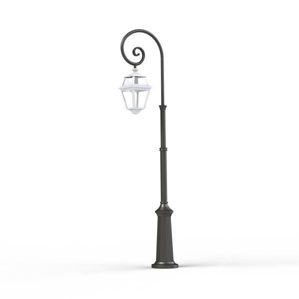 Photo Lampadaire Place des Vosges 2 N9 Blanc 001 | Ref : 148009001