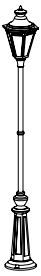 Photo Roger Pradier - Lampadaire Victoria N�12 | Ref : 164010000